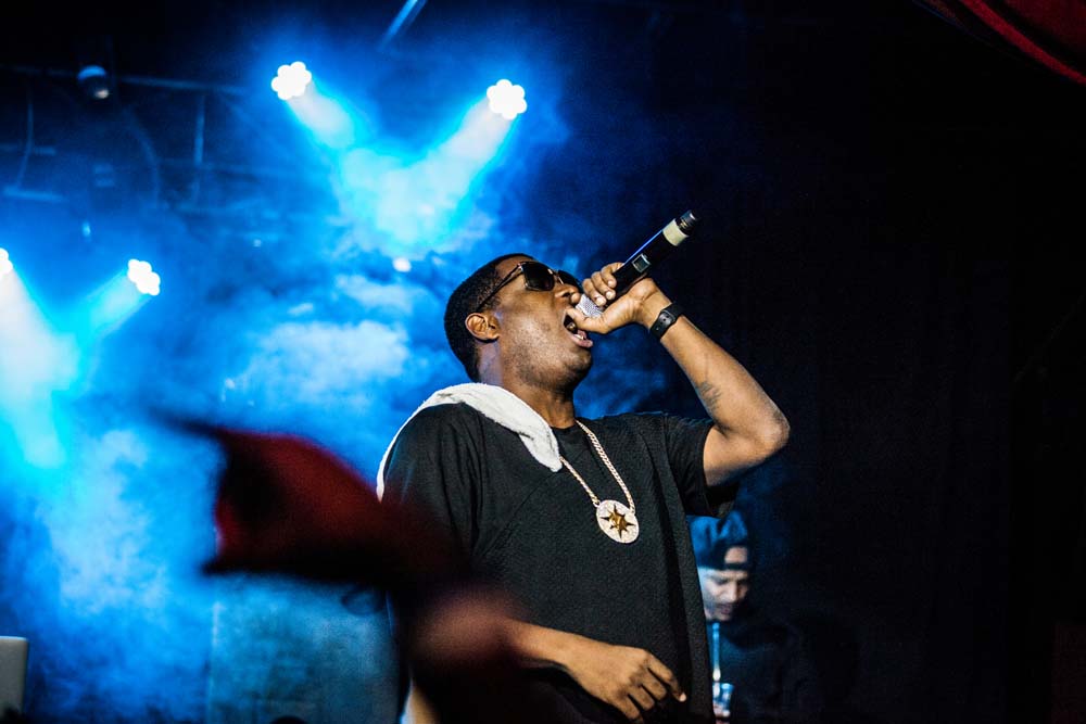 Jay Electronica, Dante's, Soul'd Out Music Festival, photo by Sam Gehrke