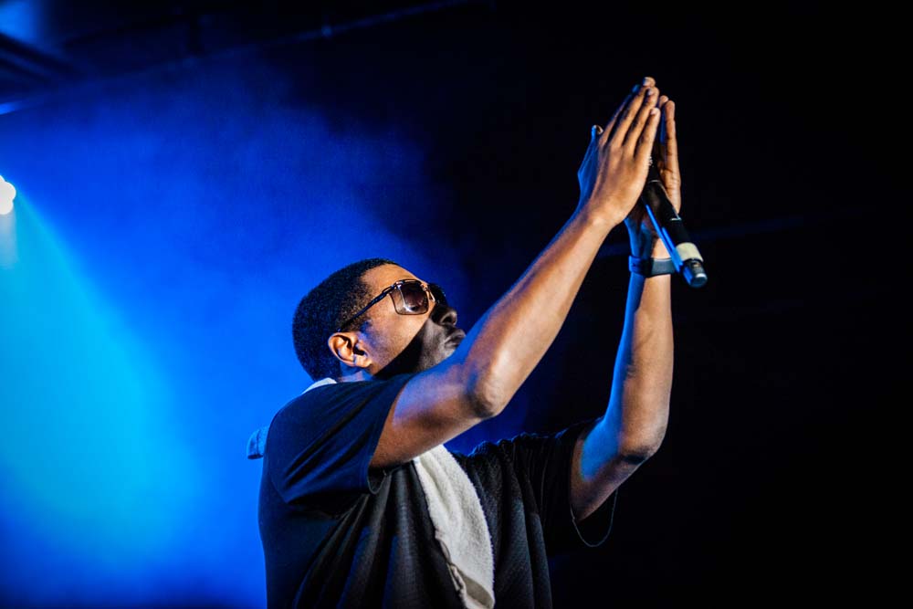Jay Electronica, Dante's, Soul'd Out Music Festival, photo by Sam Gehrke