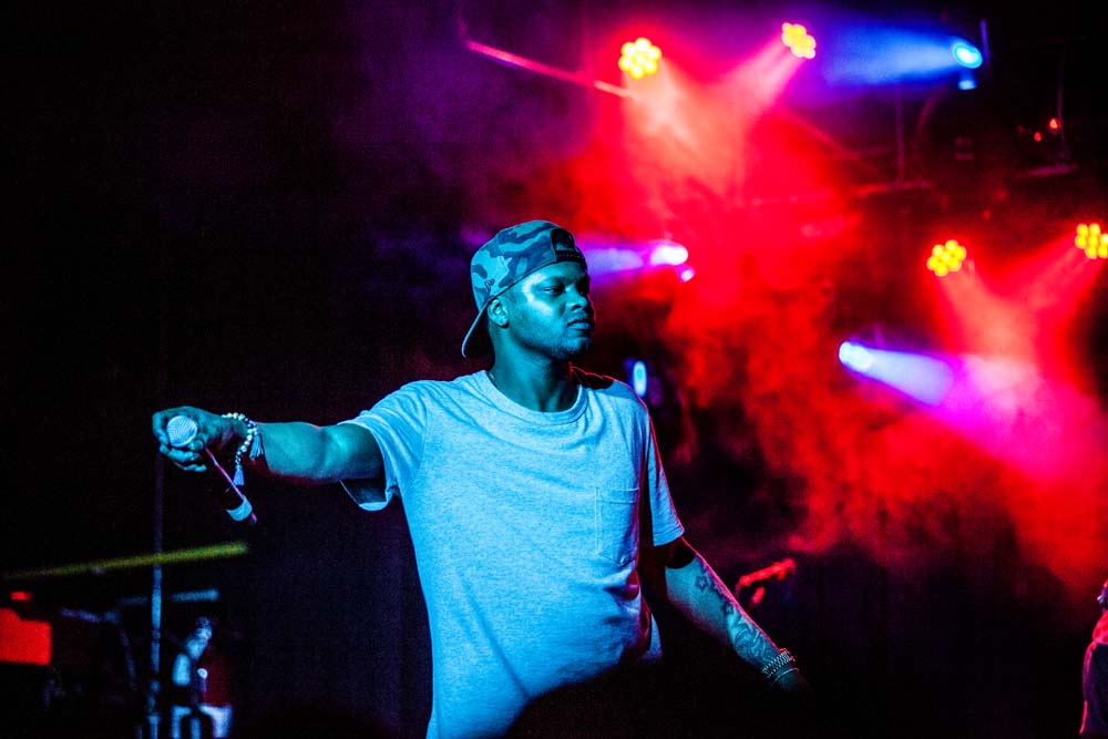 BJ The Chicago Kid, Dante's, Soul'd Out Music Festival, photo by Sam Gehrke