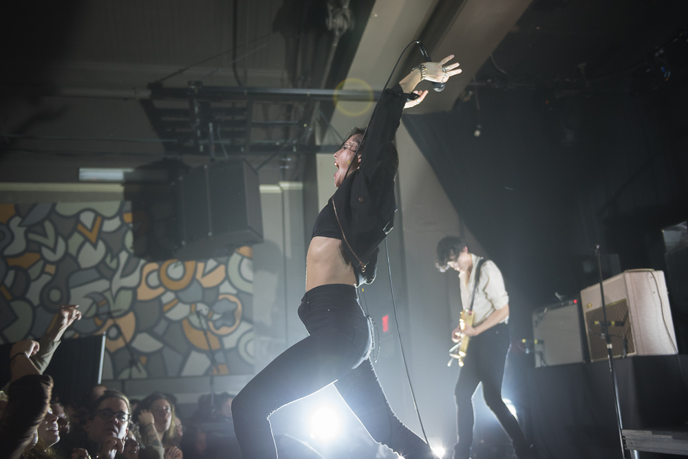 Savages, Wonder Ballroom, photo by Jeff Ryan
