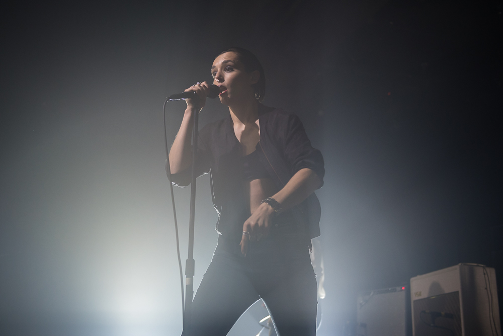 Savages, Wonder Ballroom, photo by Jeff Ryan