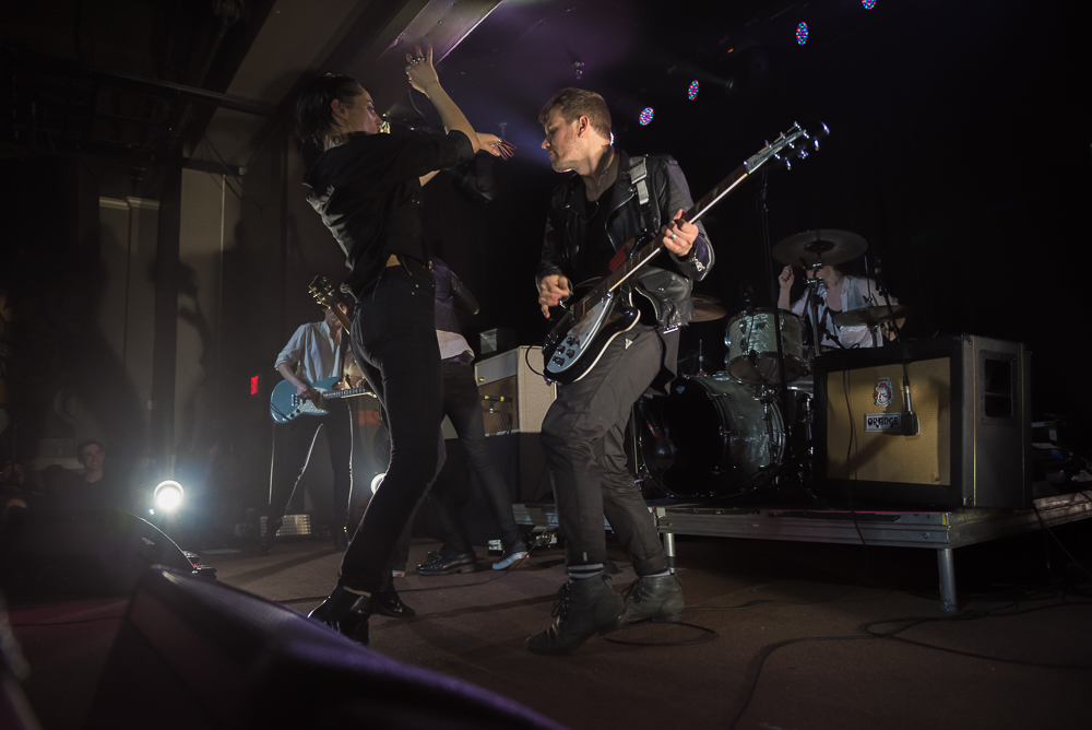 Savages, Wonder Ballroom, photo by Jeff Ryan