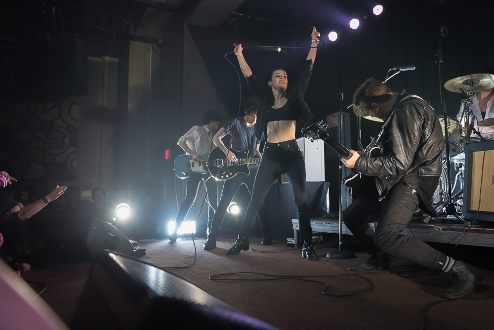 Savages, Wonder Ballroom, photo by Jeff Ryan