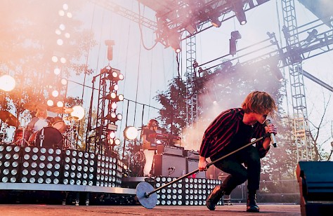 Cage The Elephant, Edgefield Amphitheater, photo by Veronica Rose
