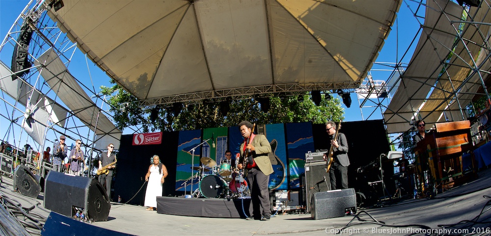 Grace Love & The True Loves, Waterfront Blues Festival, Tom McCall Waterfront Park, photo by John Alcala