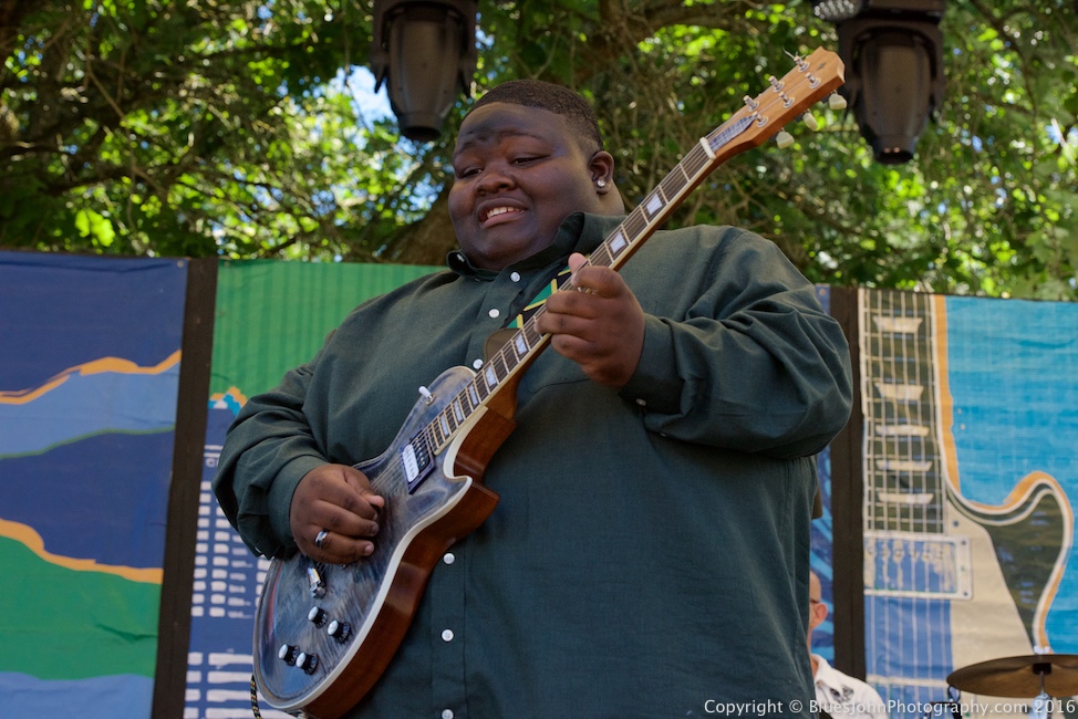 Christone "Kingfish" Ingram, Waterfront Blues Festival, Tom McCall Waterfront Park, photo by John Alcala