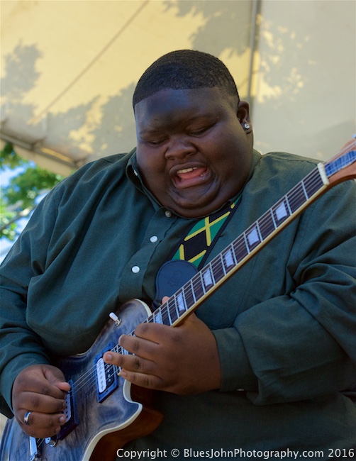 Christone "Kingfish" Ingram, Waterfront Blues Festival, Tom McCall Waterfront Park, photo by John Alcala