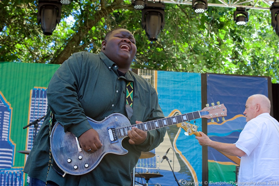 Christone "Kingfish" Ingram, Waterfront Blues Festival, Tom McCall Waterfront Park, photo by John Alcala