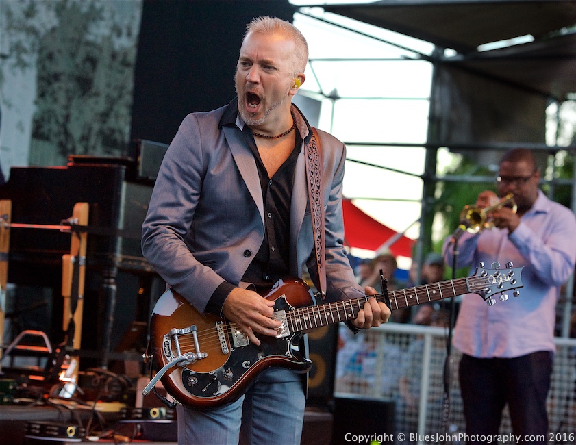 JJ Grey, Waterfront Blues Festival, Tom McCall Waterfront Park, photo by John Alcala