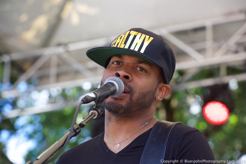 Ayron Jones and The Way, Waterfront Blues Festival, Tom McCall Waterfront Park, photo by John Alcala