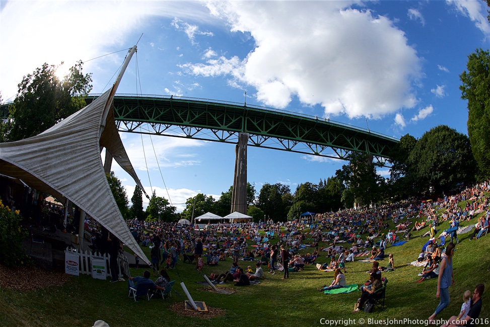 Cathedral Park Jazz Festival, photo by John Alcala