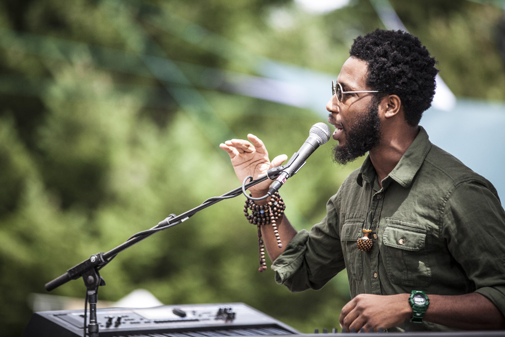 Cory Henry, Pickathon, Pendarvis Farm, photo by Sam Gehrke