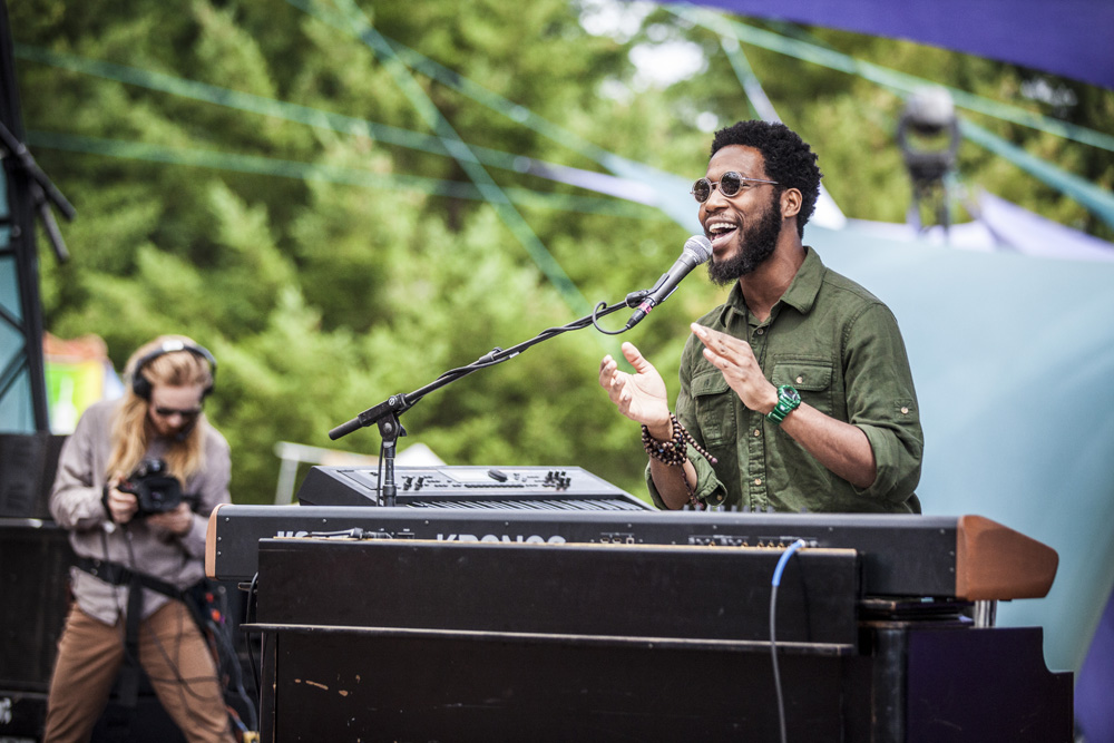 Cory Henry, Pickathon, Pendarvis Farm, photo by Sam Gehrke