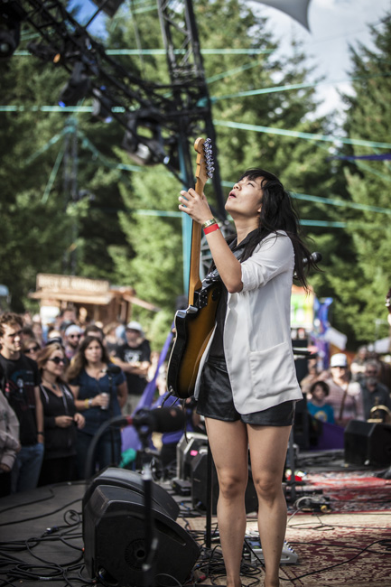 Thao & The Get Down Stay Down, Pickathon, Pendarvis Farm, photo by Sam Gehrke