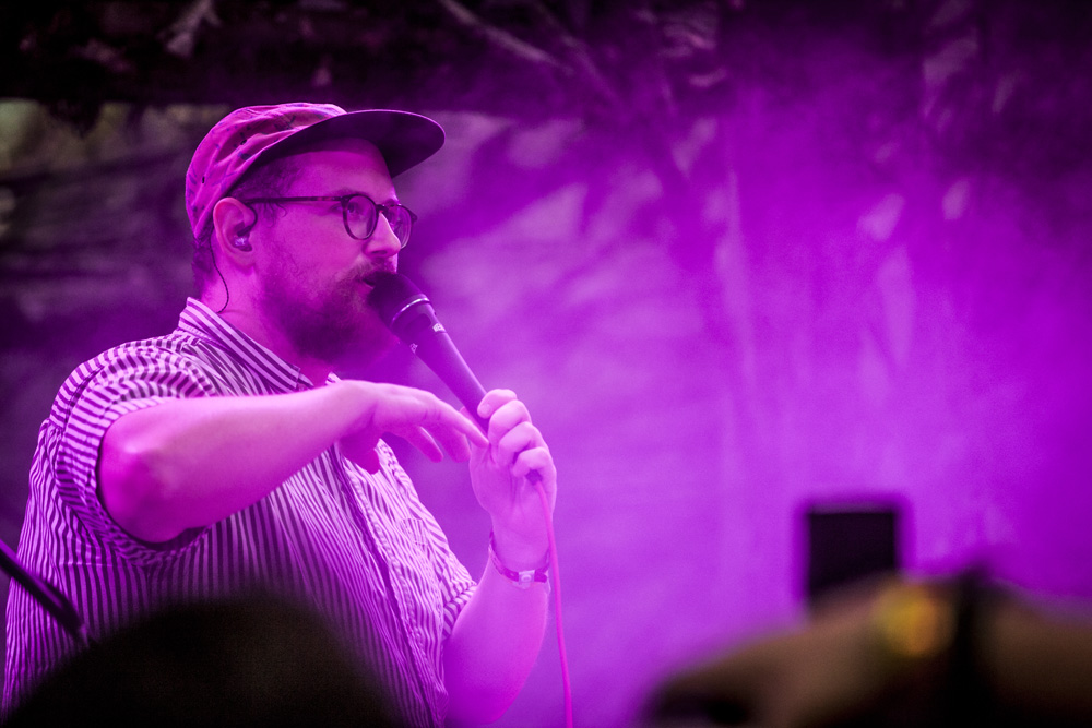 Dan Deacon, Pickathon, Pendarvis Farm, photo by Sam Gehrke