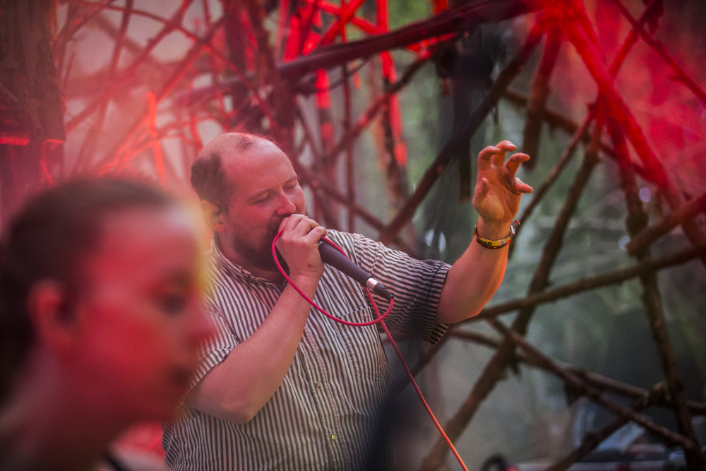 Dan Deacon, Pickathon, Pendarvis Farm, photo by Sam Gehrke