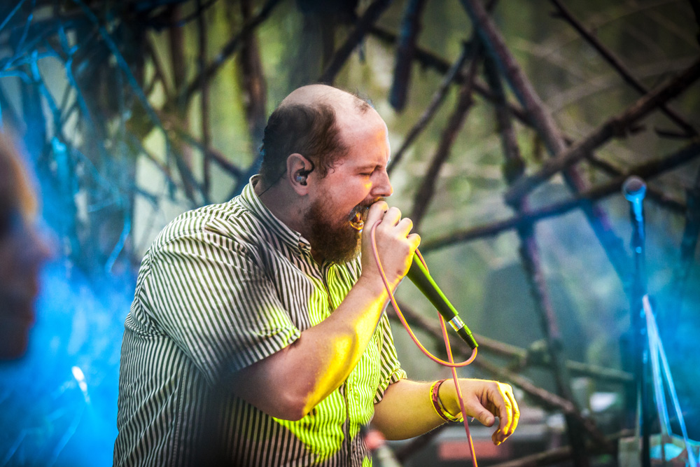 Dan Deacon, Pickathon, Pendarvis Farm, photo by Sam Gehrke
