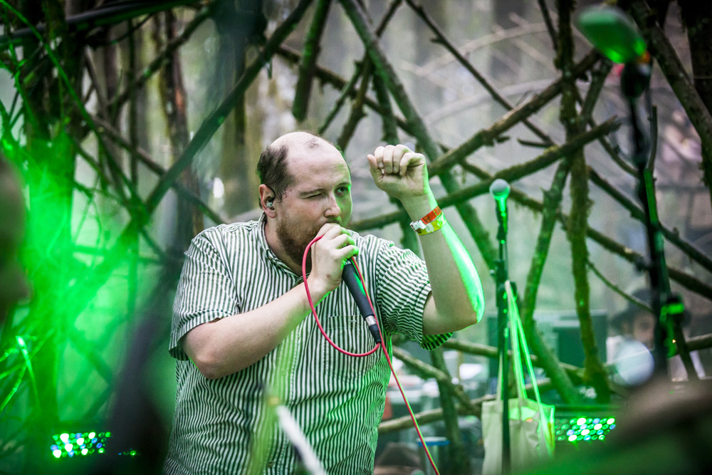 Dan Deacon, Pickathon, Pendarvis Farm, photo by Sam Gehrke