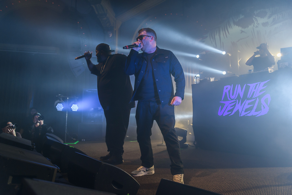 Run The Jewels, Crystal Ballroom, photo by Jeff Ryan