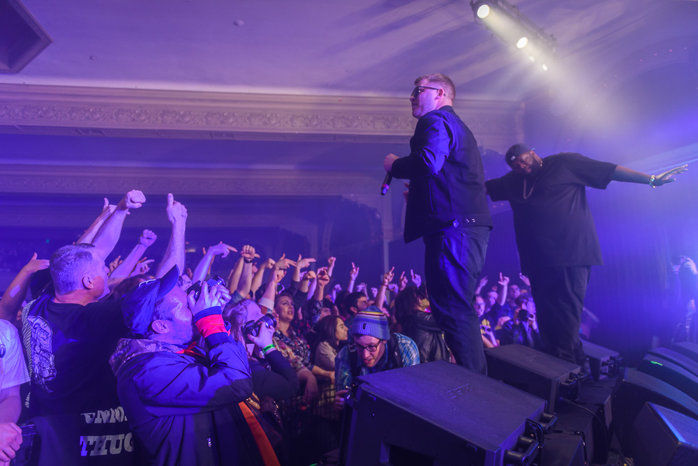 Run The Jewels, Crystal Ballroom, photo by Jeff Ryan