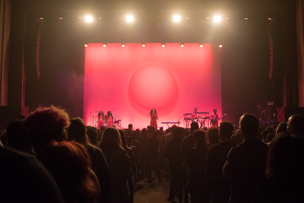 Solange, Arlene Schnitzer Concert Hall, Soul'd Out Music Festival, photo by Kai Hayashi