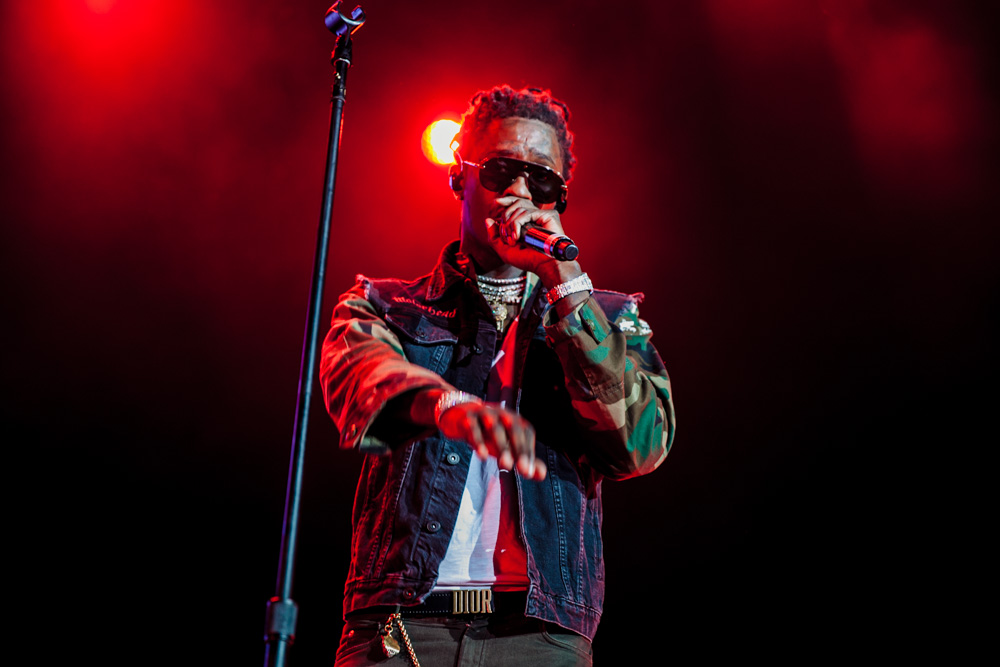 Young Thug, Sunlight Supply Amphitheater, photo by Tojo Andrianarivo