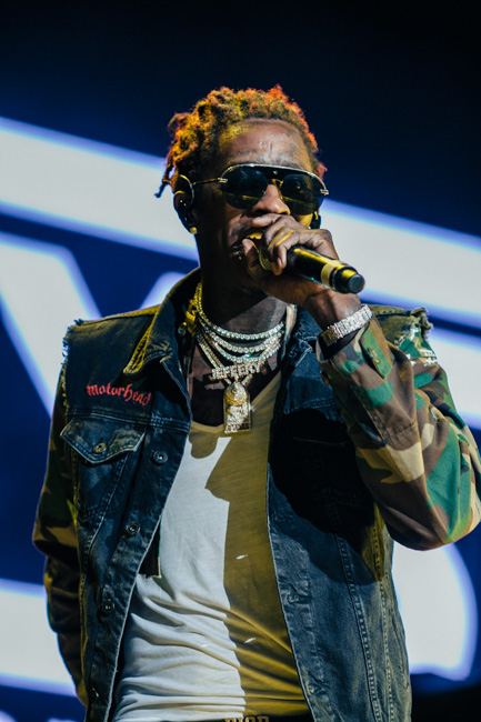 Young Thug, Sunlight Supply Amphitheater, photo by Tojo Andrianarivo