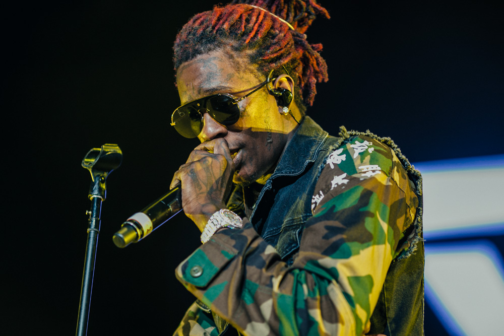 Young Thug, Sunlight Supply Amphitheater, photo by Tojo Andrianarivo