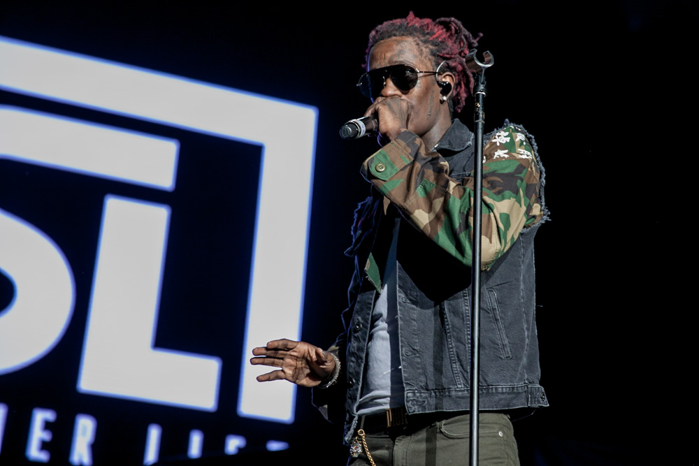 Young Thug, Sunlight Supply Amphitheater, photo by Tojo Andrianarivo