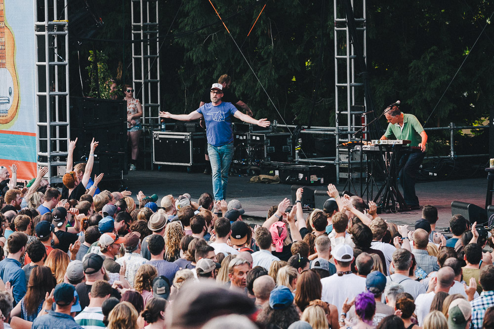 Cake, Edgefield Amphitheater, photo by Blake Sourisseau