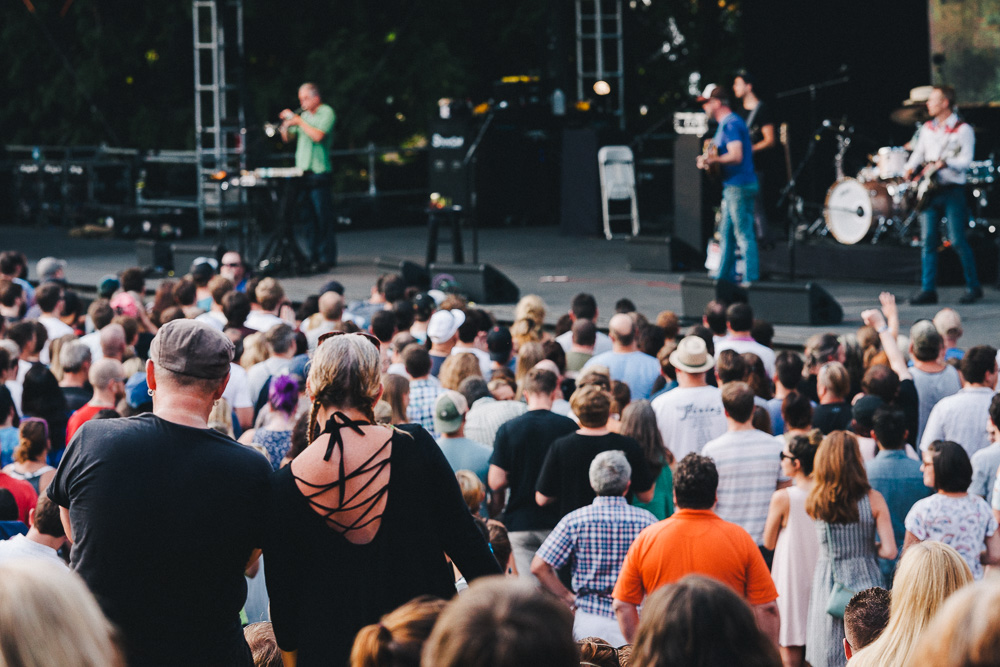 Cake, Edgefield Amphitheater, photo by Blake Sourisseau