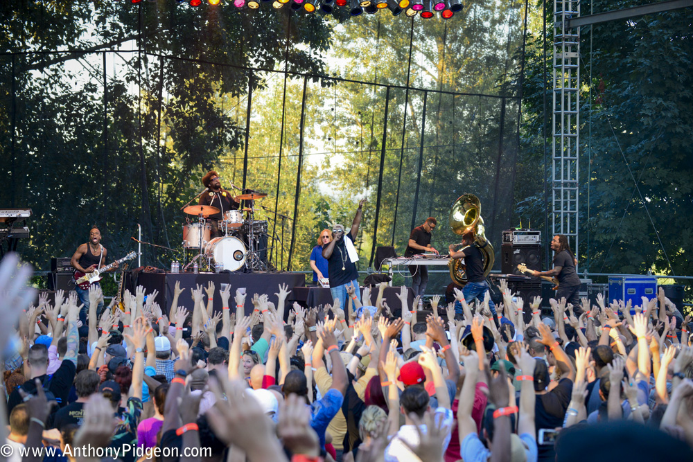 The Roots, Questlove, Edgefield Amphitheater, photo by Anthony Pidgeon