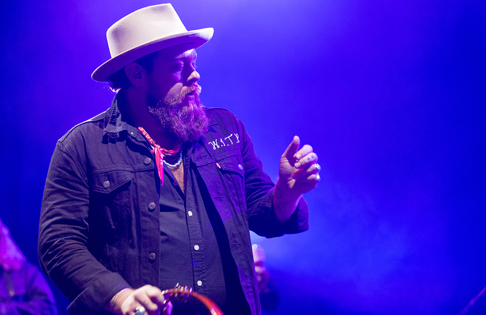 Nathaniel Rateliff, Pioneer Courthouse Square, 94.7 FM, photo by Joe Duquette