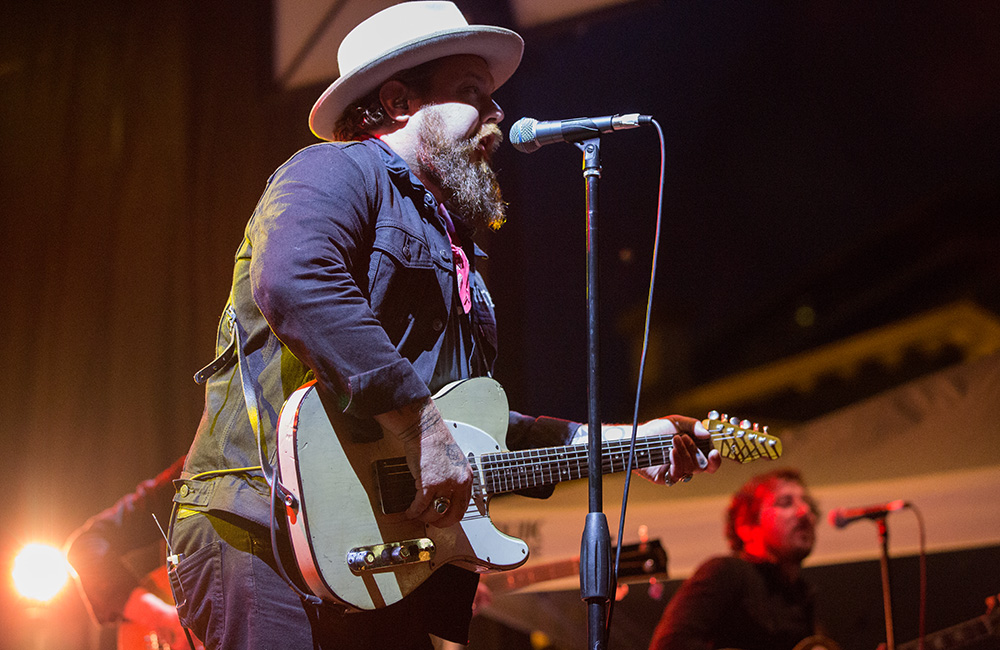 Nathaniel Rateliff, Pioneer Courthouse Square, 94.7 FM, photo by Joe Duquette