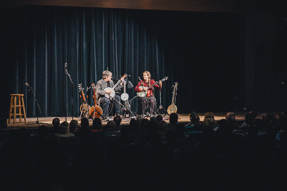 Bela Fleck, Abigail Washburn, The Shedd Institute, photo by Blake Sourisseau