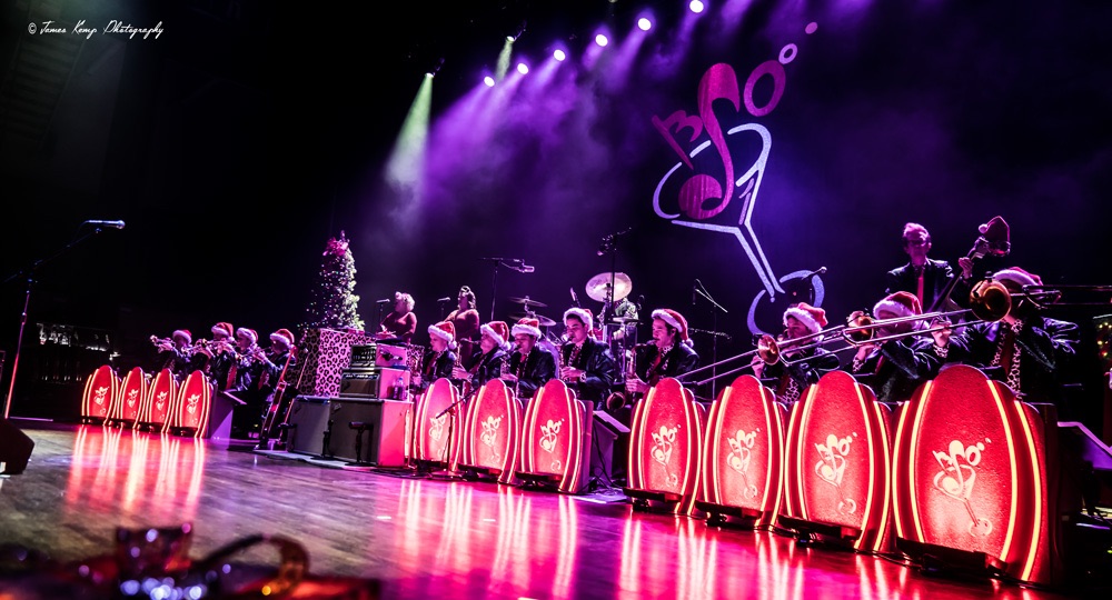 Brian Setzer Orchestra, Arlene Schnitzer Concert Hall, photo by James Kemp