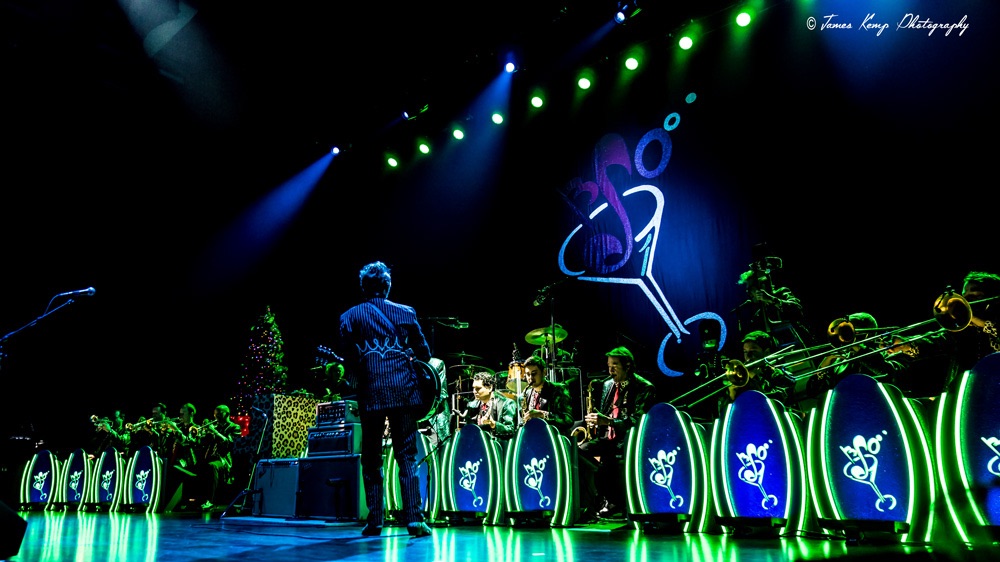 Brian Setzer Orchestra, Arlene Schnitzer Concert Hall, photo by James Kemp