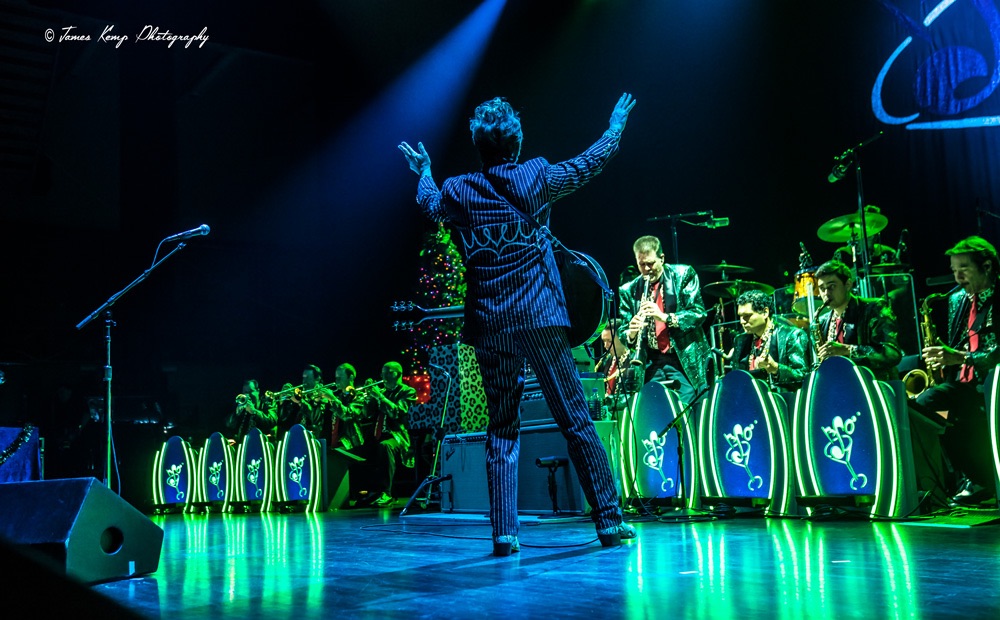 Brian Setzer Orchestra, Arlene Schnitzer Concert Hall, photo by James Kemp