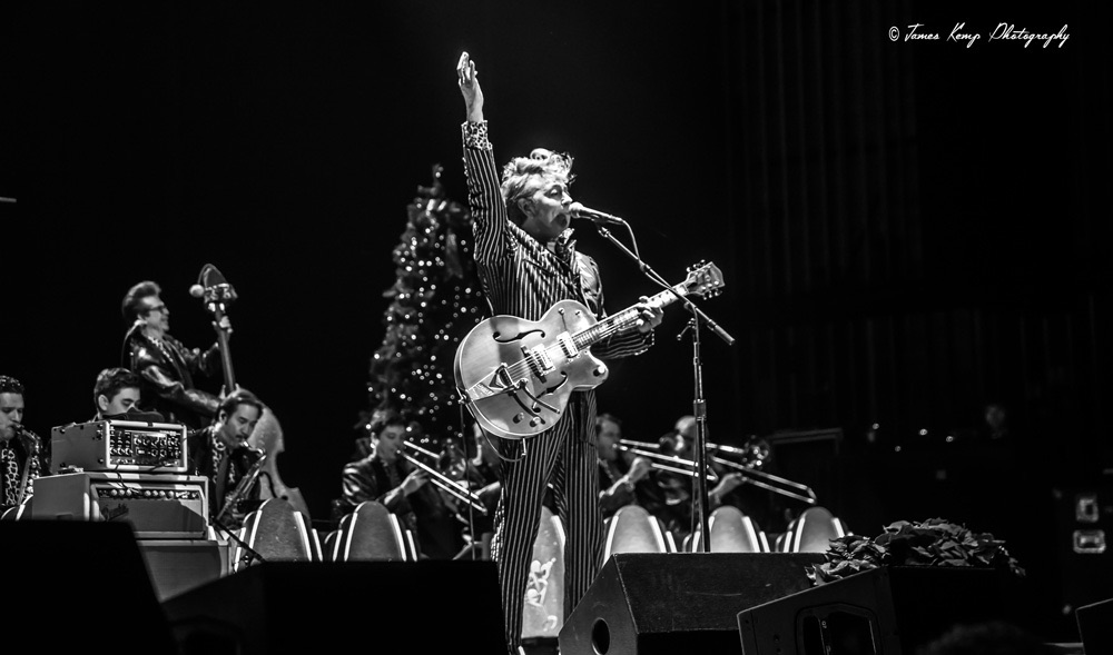 Brian Setzer Orchestra, Arlene Schnitzer Concert Hall, photo by James Kemp