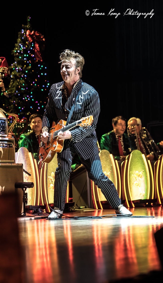 Brian Setzer Orchestra, Arlene Schnitzer Concert Hall, photo by James Kemp