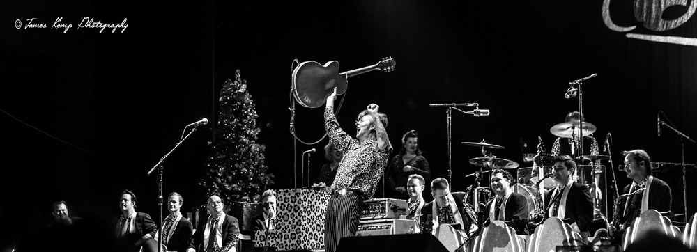 Brian Setzer Orchestra, Arlene Schnitzer Concert Hall, photo by James Kemp