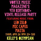 Vortex Music Magazine, Kelly's Olympian