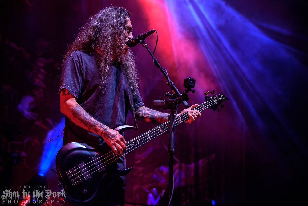 Slayer, Pacific Coliseum, photo by Jesse Lanier