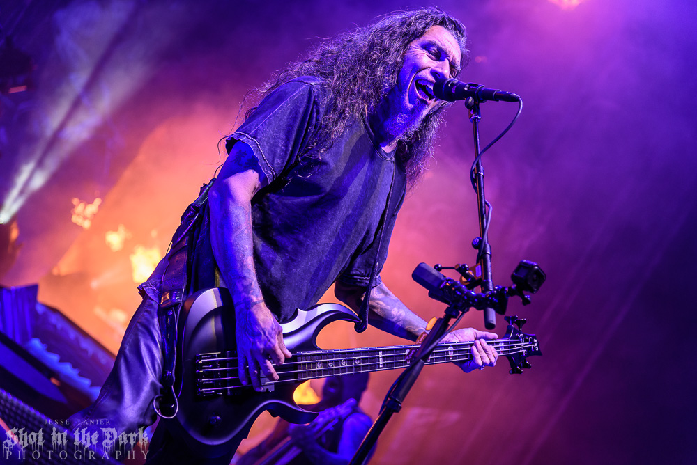 Slayer, Pacific Coliseum, photo by Jesse Lanier