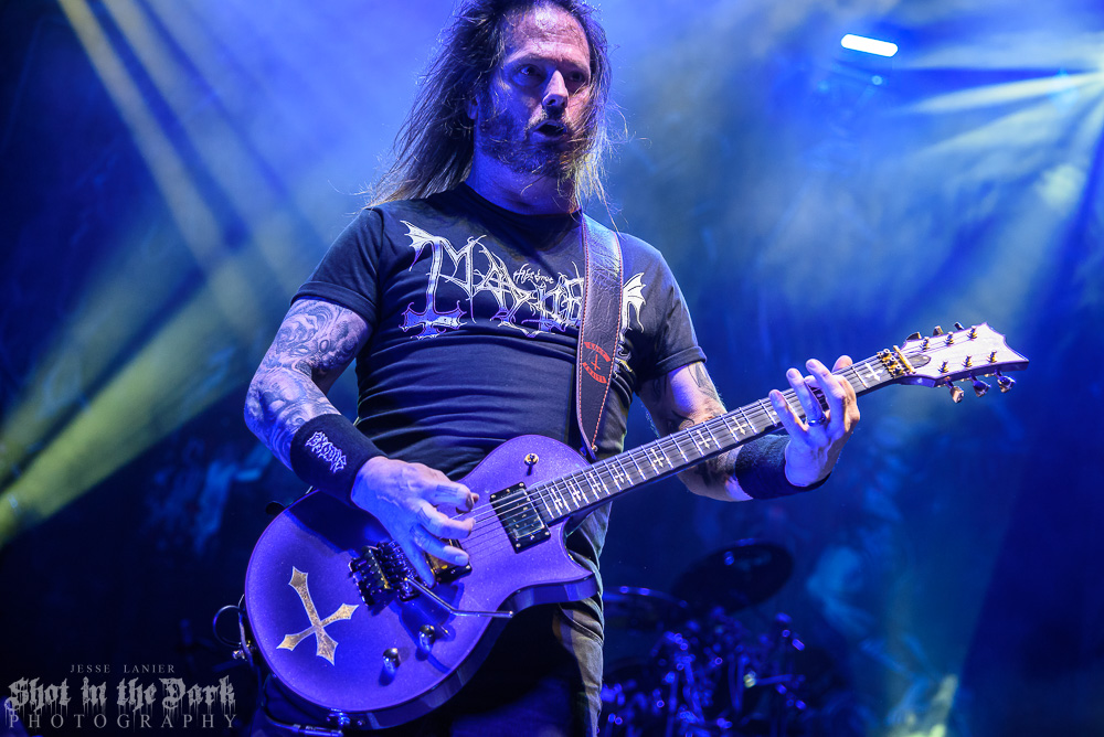 Slayer, Pacific Coliseum, photo by Jesse Lanier