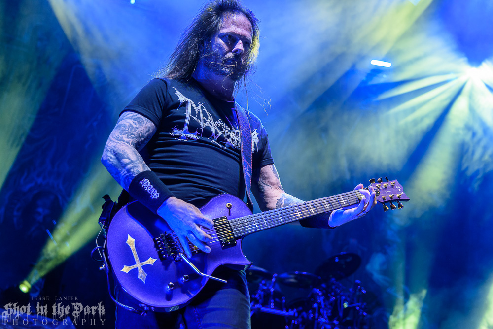 Slayer, Pacific Coliseum, photo by Jesse Lanier