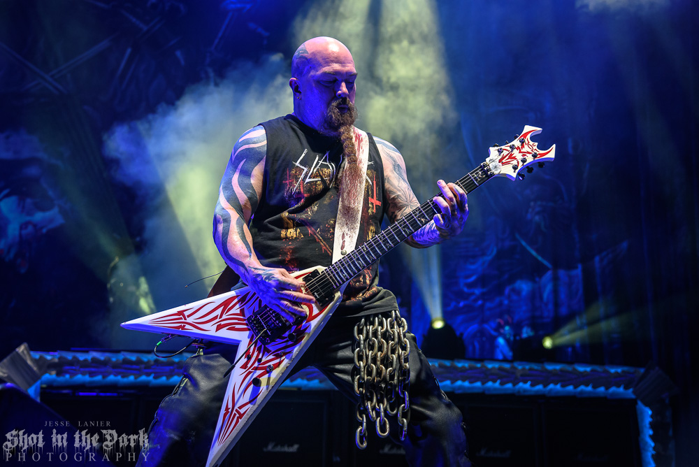 Slayer, Pacific Coliseum, photo by Jesse Lanier