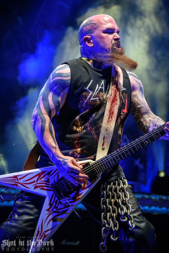 Slayer, Pacific Coliseum, photo by Jesse Lanier