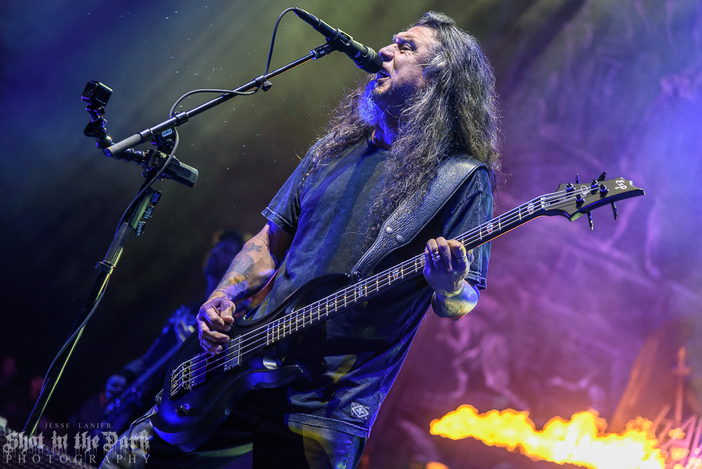 Slayer, Pacific Coliseum, photo by Jesse Lanier