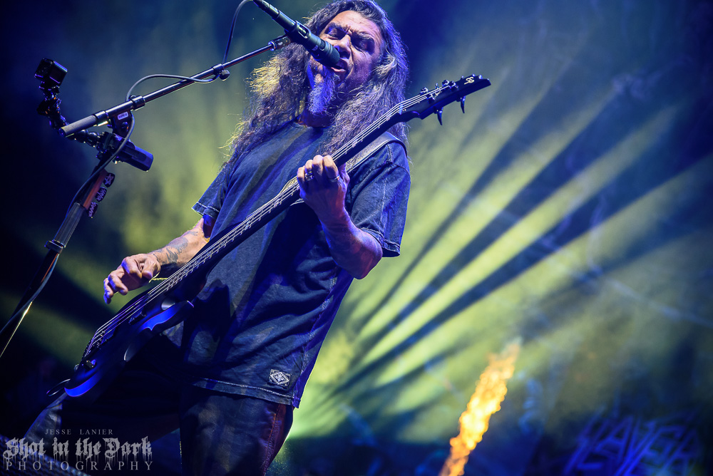 Slayer, Pacific Coliseum, photo by Jesse Lanier